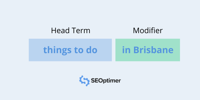 head terms and modifiers